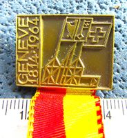 GENEVE 1814-1964 GENF ZUR EIDGEN.SCHAFT ABZEICHEN HUGENIN