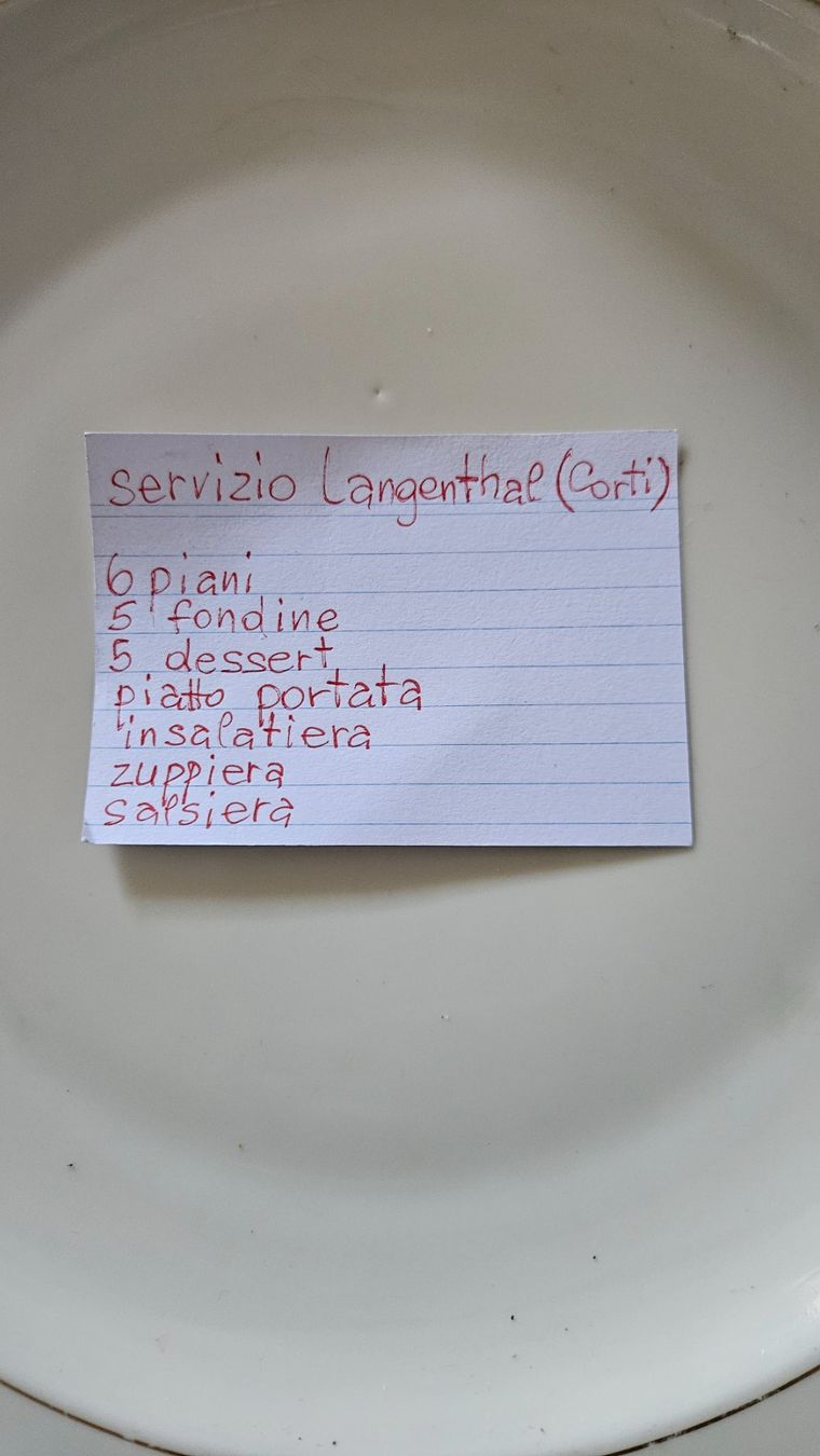 Set di piatti: Servizio Langenthal x6pp non completo – Usato da Melano venduto da H-Sara 2