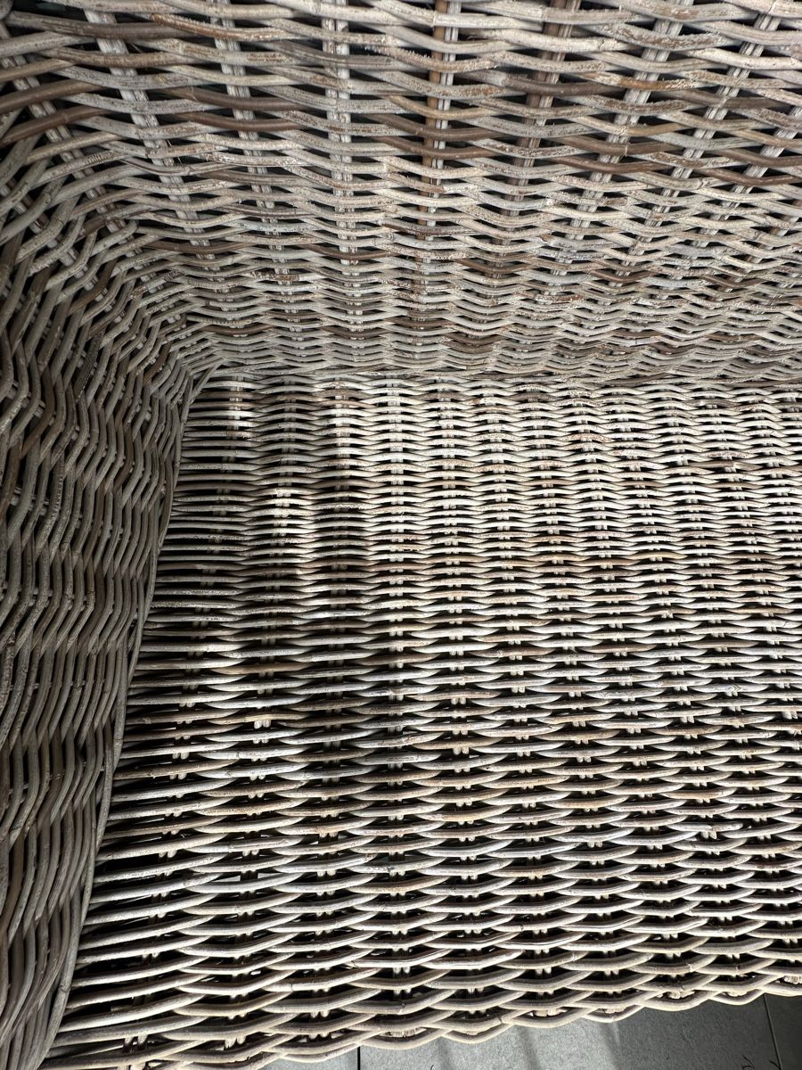 Divani: Rattan Sofa 2-Sitzer, Wetterfest – Usato da Rotkreuz venduto da sti_cdf8