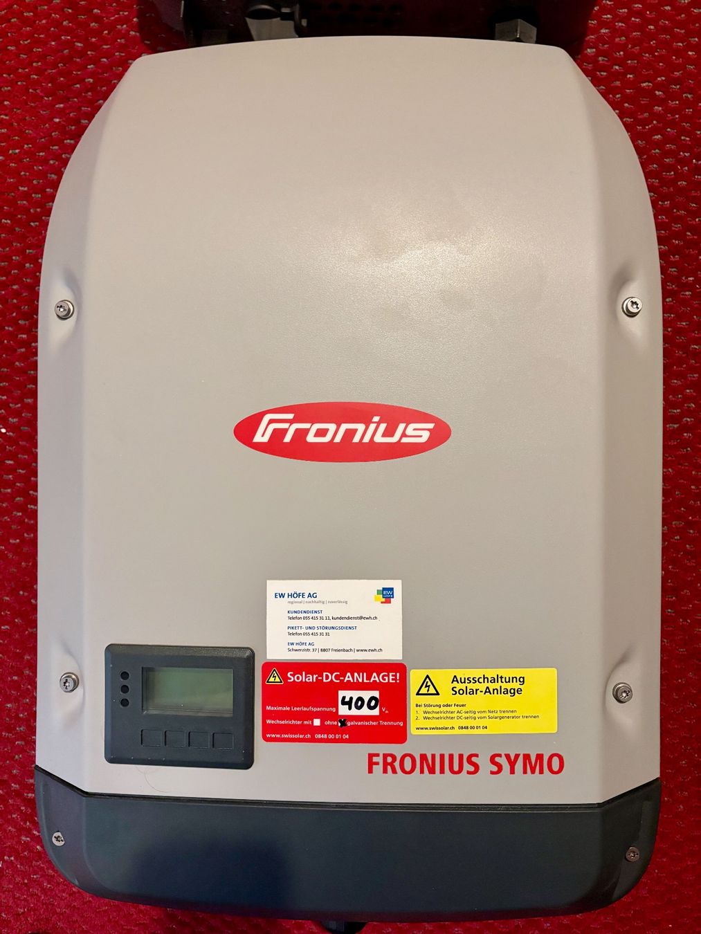 Fronius Inverter: Wechselrichter Fronius Symo 3.0-3-M – Usato da Pfäffikon SZ venduto da Smile6870