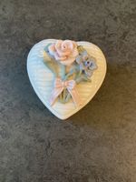 Schmuckdose Herzdose Porzellan Dose Vintage Geschenk