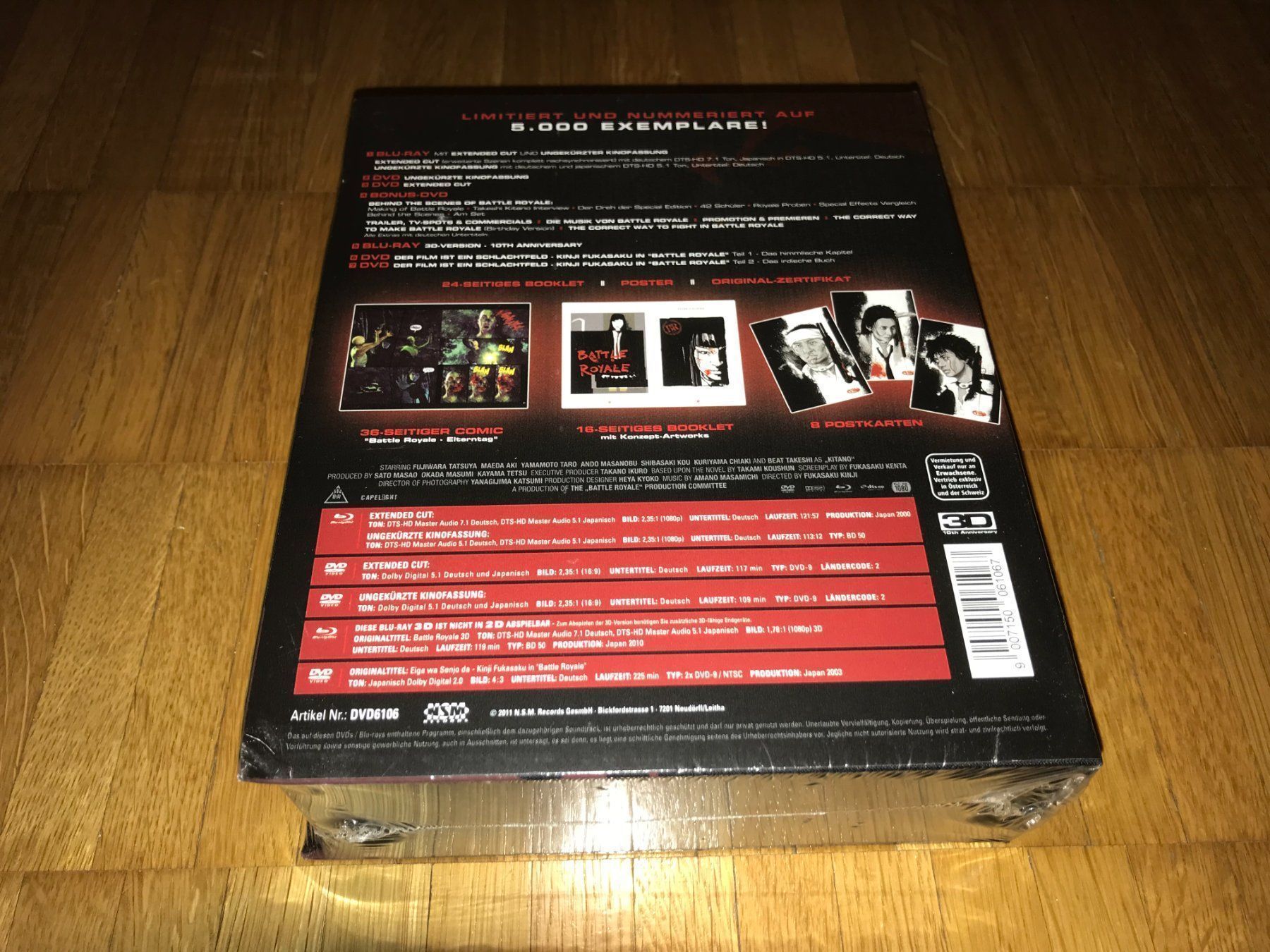 Alle DVDs: Battle Royale - Ultimate Edition - 7 DISC - UNCUT – Neu und originalverpackt aus Basel von havsok 1