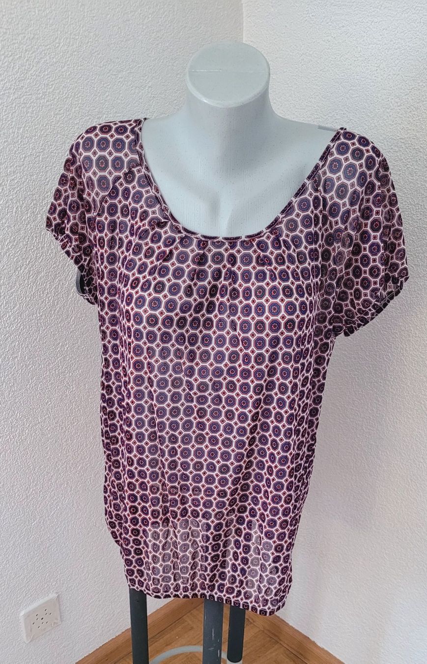 S.Oliver Blusen: Boho Blusen Shirt S.Oliver Gr. 42 bunt – Gebraucht aus Füllinsdorf von Sunnebliemli7 5