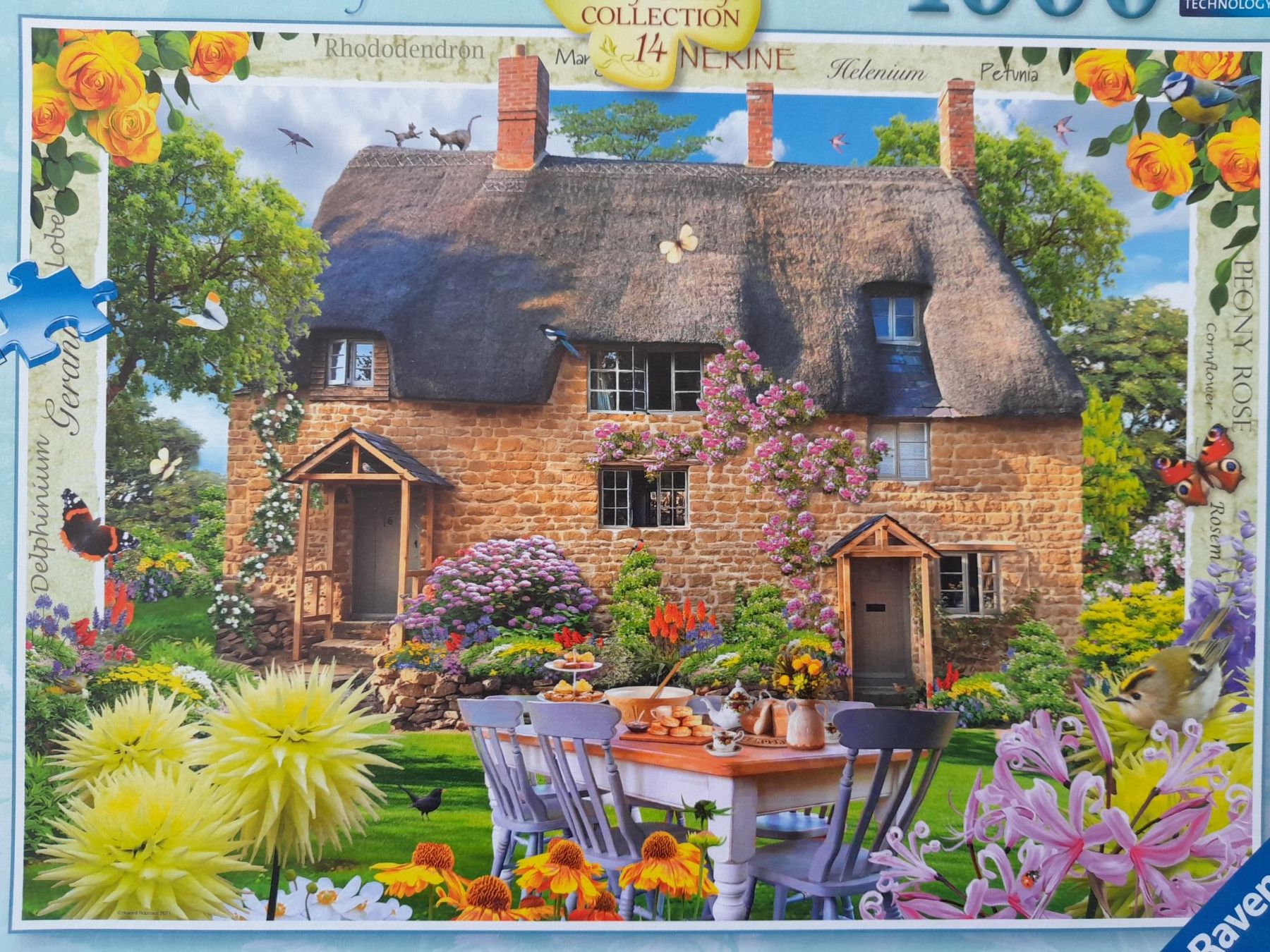 Ravensburger Puzzle: Puzzle Ravensburger Cottage 1000 – Usato da Charmey (Gruyère) venduto da Laulau.sansan 1