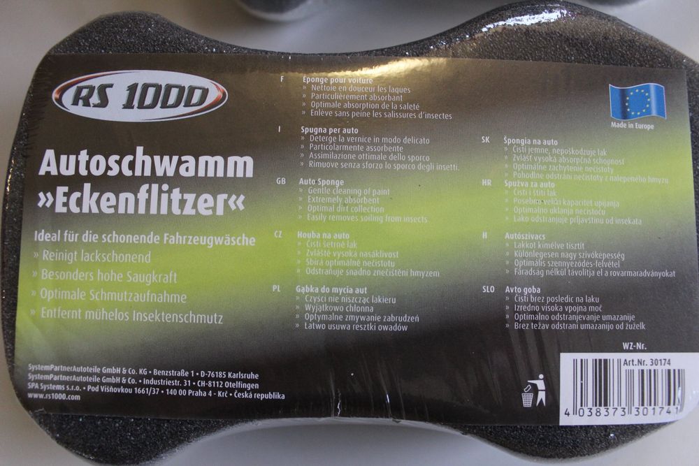 Skojig - Waschschwamm / Autoschwamm Für Autowäsche Oder Fahrradwäsche