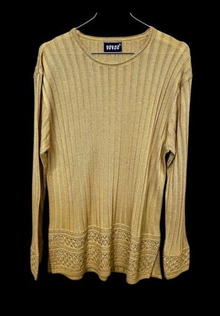 Pull beige/doré vintage - TÜTSÜ