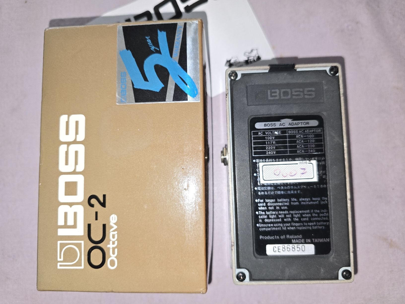 Boss Strumenti musicali: BOSS OC-2 OCTAVER ... – Usato da Zürich venduto da Antiquedealer 6