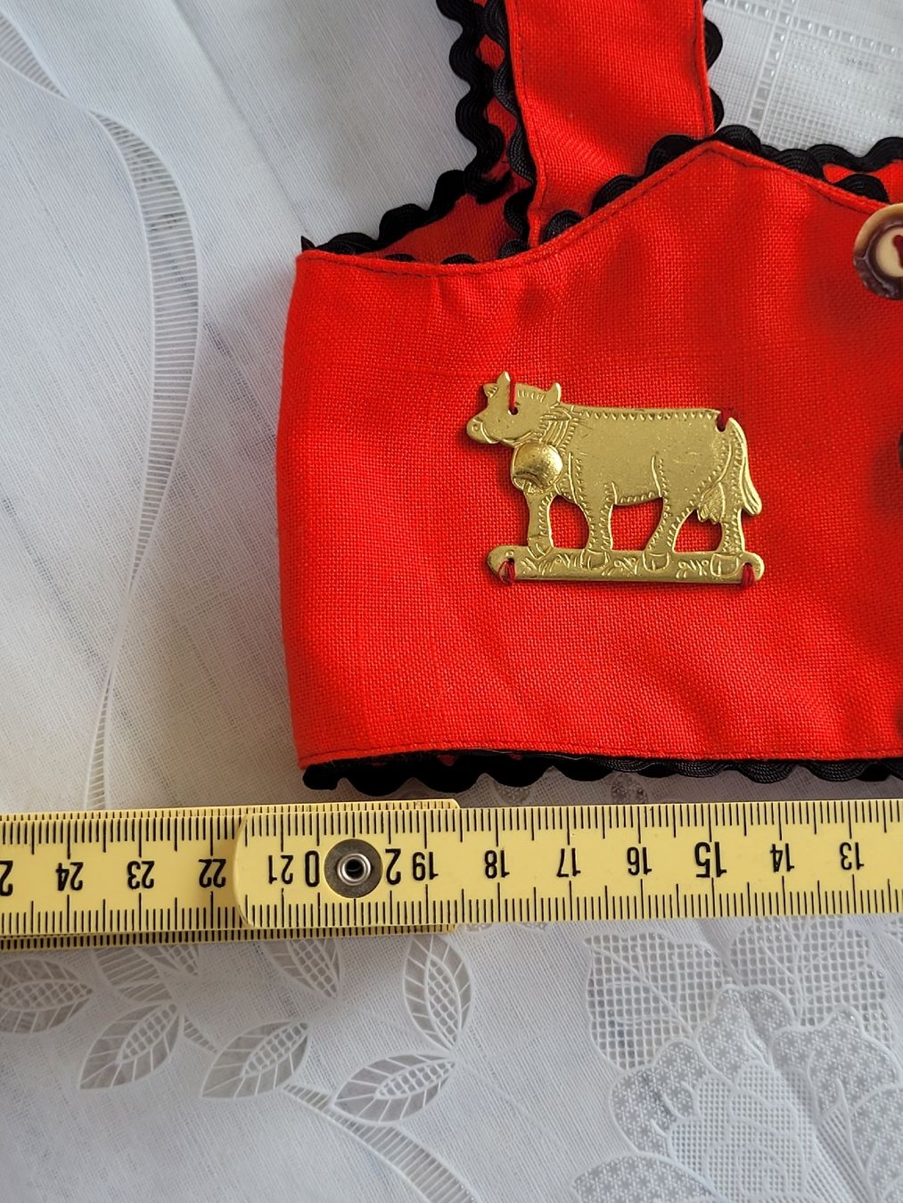 Heidi ott Bambole: Vintage Trachtenweste passend Heidi Ott Puppe – Usato da Buttikon SZ venduto da Renco 6
