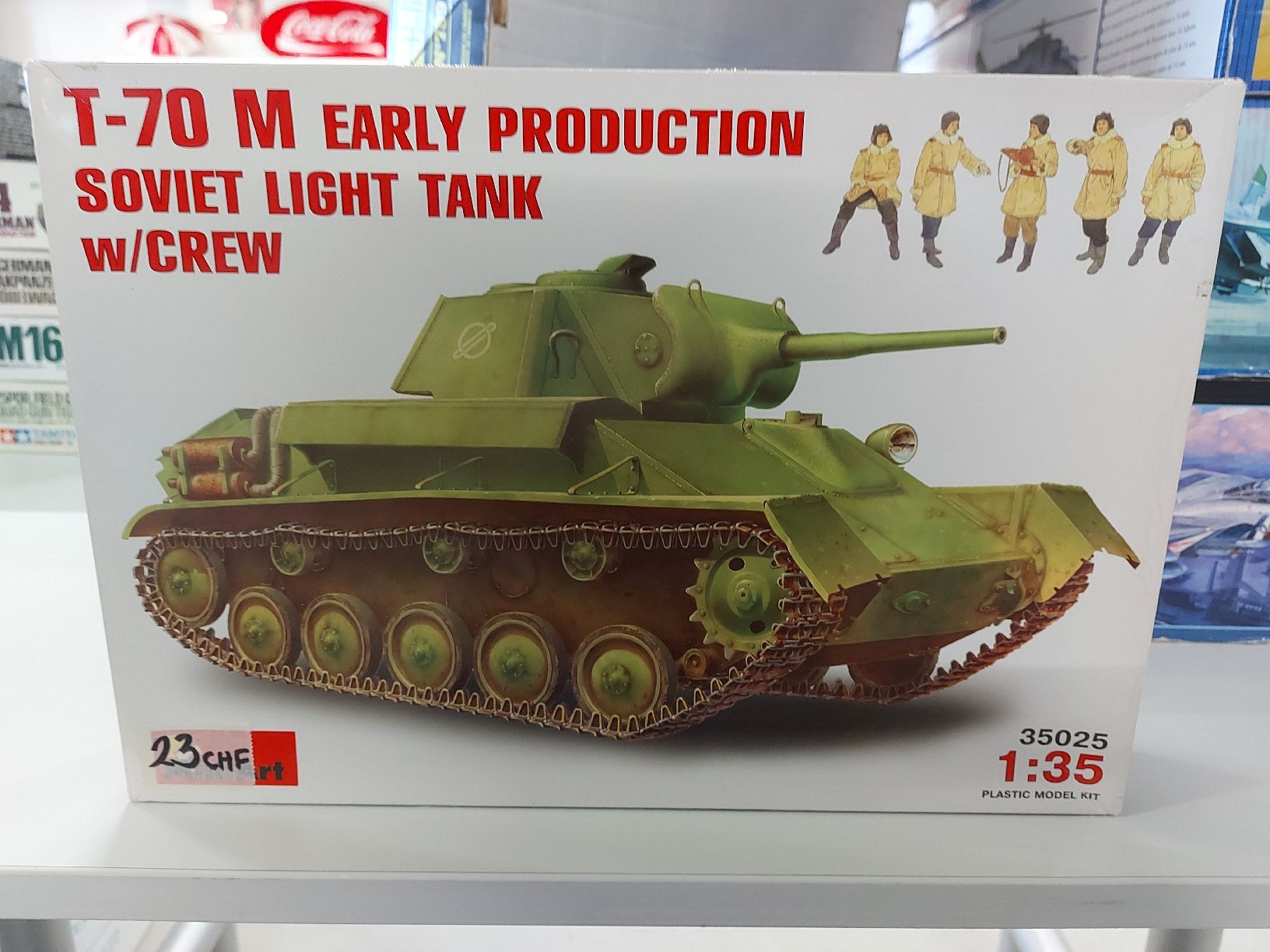 Modellbausätze & Standmodelle: T-70 M Soviet light tank with crew – Gebraucht aus Baden von thailega