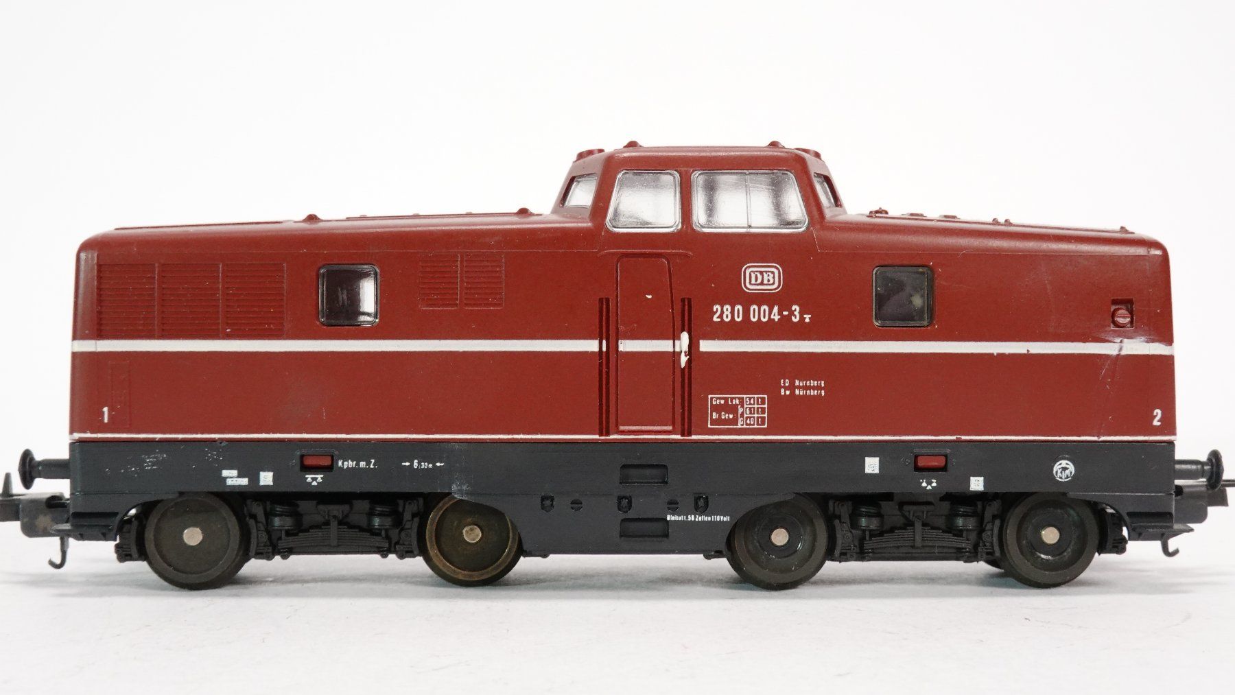 Lima Modelleisenbahnen: e55 Lima DB BR 280 Dieselok / Spielware – Gebraucht aus Thun von evinka_gmbh 1