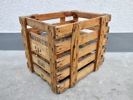 alte Holzkiste Kiste Weinkiste Harass ZANOLARI CHUR 25547