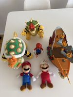 Mario und Bowser - Figuren / Plüsch und Schiff