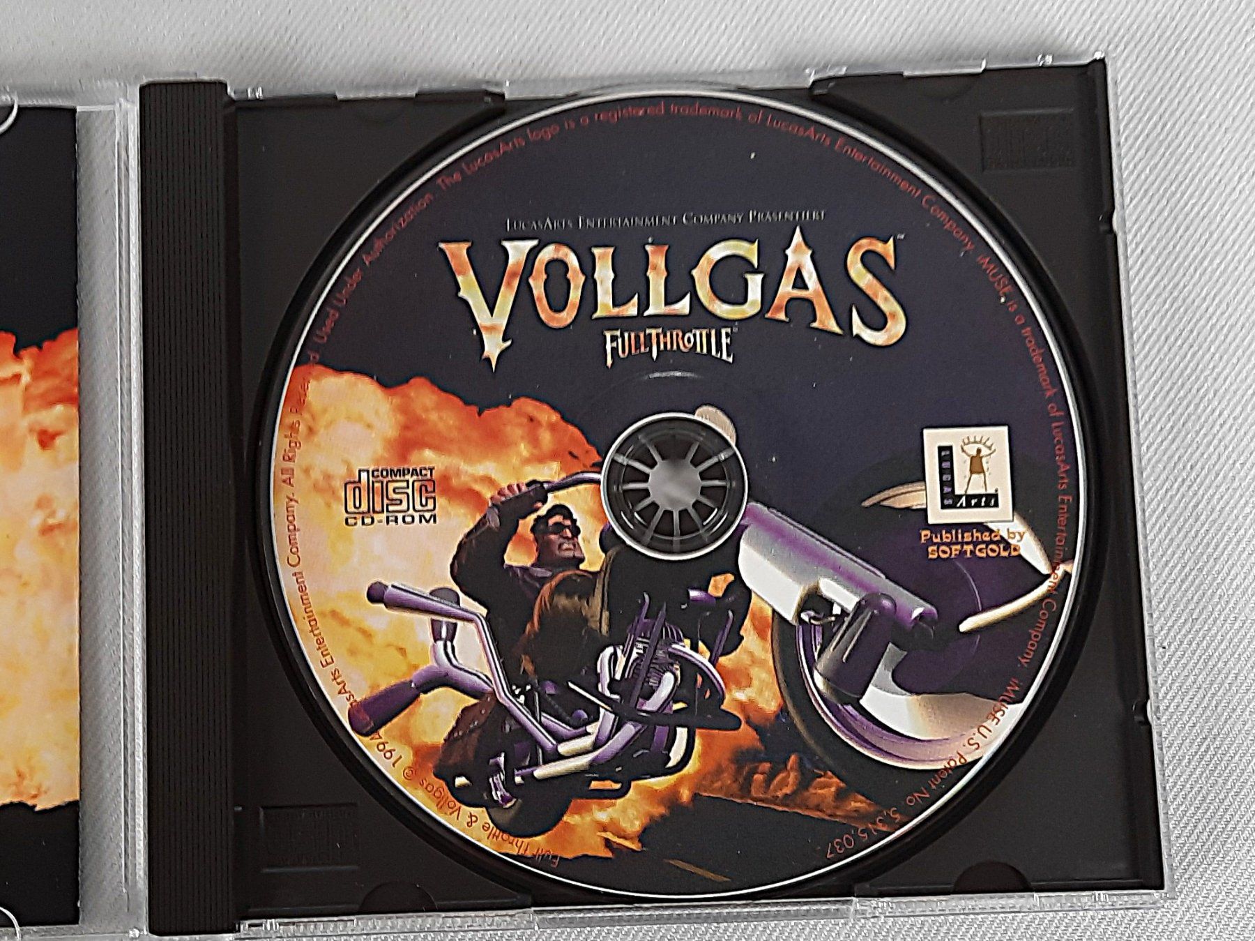 Giochi: LUCASART: " Vollgas: Full Throttle" – Usato da Beinwil am See venduto da Restwert_Beinwil 6