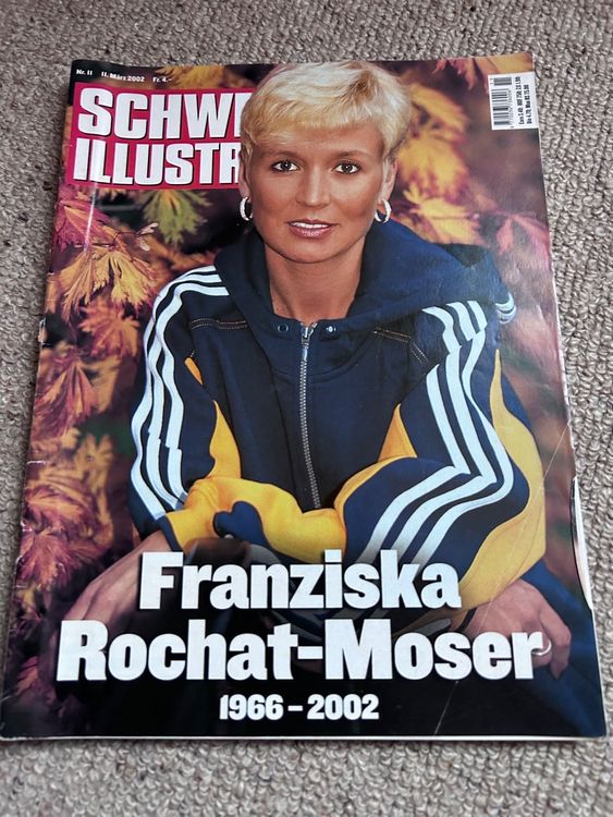 Schweizer illustrierte 11.3.2002 Franziska Rochat Moser (Gebraucht) in ...