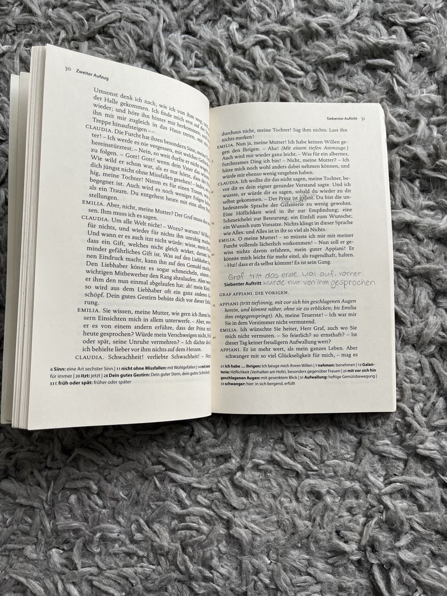 Livres: Emilia Galotti, G. E. Lessing – D'occasion à Kaltenbach par happysunshineee 2