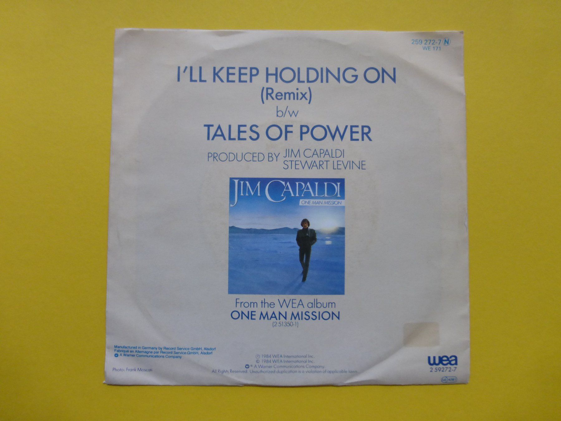 Schallplatten: Jim Capaldi – I'll Keep Holding On – Gebraucht aus Zürich von Swiss57 1