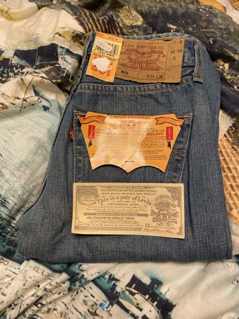Levi's 501 Jeans, Grösse W26 L32, Neu mit Etikett!