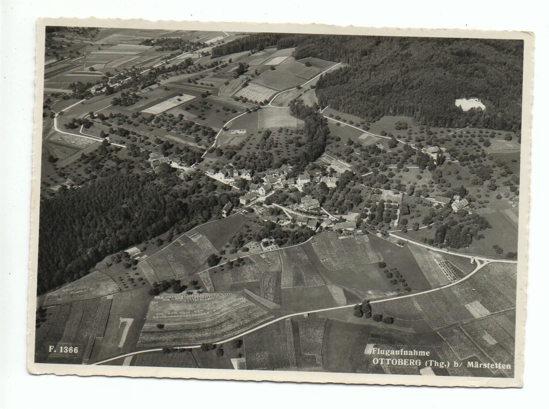 Cartoline postali: MÄRSTETTEN Flugbild Ottoberg, Weinberg – Usato da Jona venduto da philajona