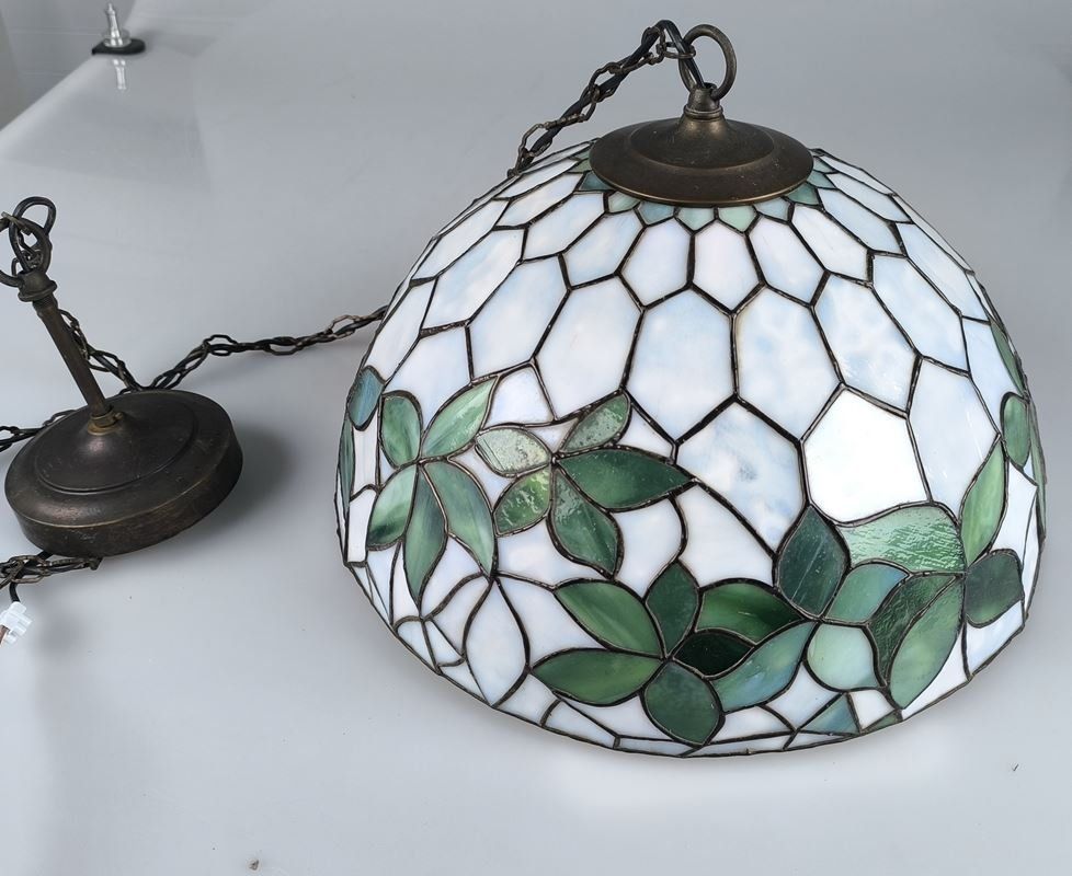 Lampadari & plafoniere: Tiffany Stil - Hängelampe, D.= 42 cm – Usato da Rüti ZH venduto da Restwert_Rueti_ZH