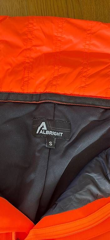 Albright Pantaloni: Albright Herren Skihose, neonorange, Gr.S – Usato da Windisch venduto da eli310 2