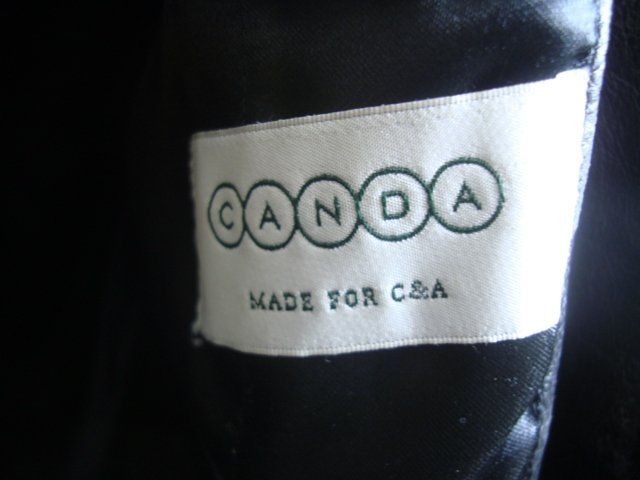 C&A Giacche: Lederjacke von CANDA, schwarz, Gr. 40 – Usato da Stehrenberg venduto da AB-C 6