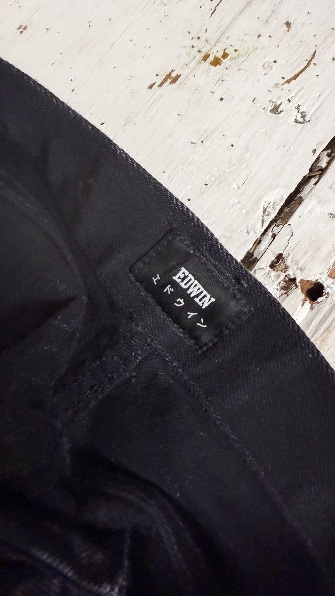 Edwin Hosen: Black leopard print Edwin storm pants – Gebraucht aus Knonau von Grapesvintage 1