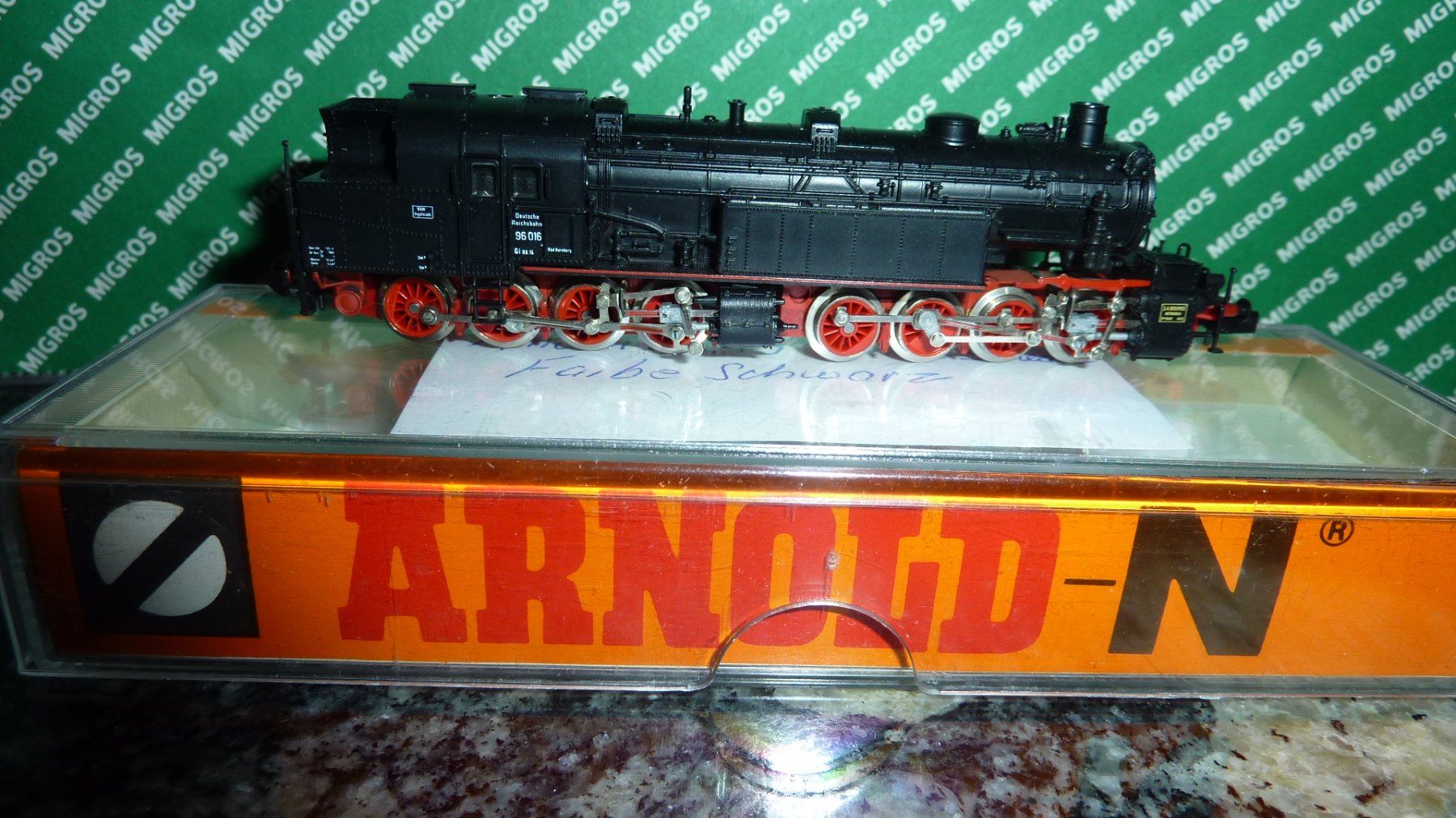 Arnold Modellini di ferrovie: ARNOLD 2275, BR 96, 96016, DAMPFLOK – Nuovo (secondo la descrizione) da Uznach venduto da train50