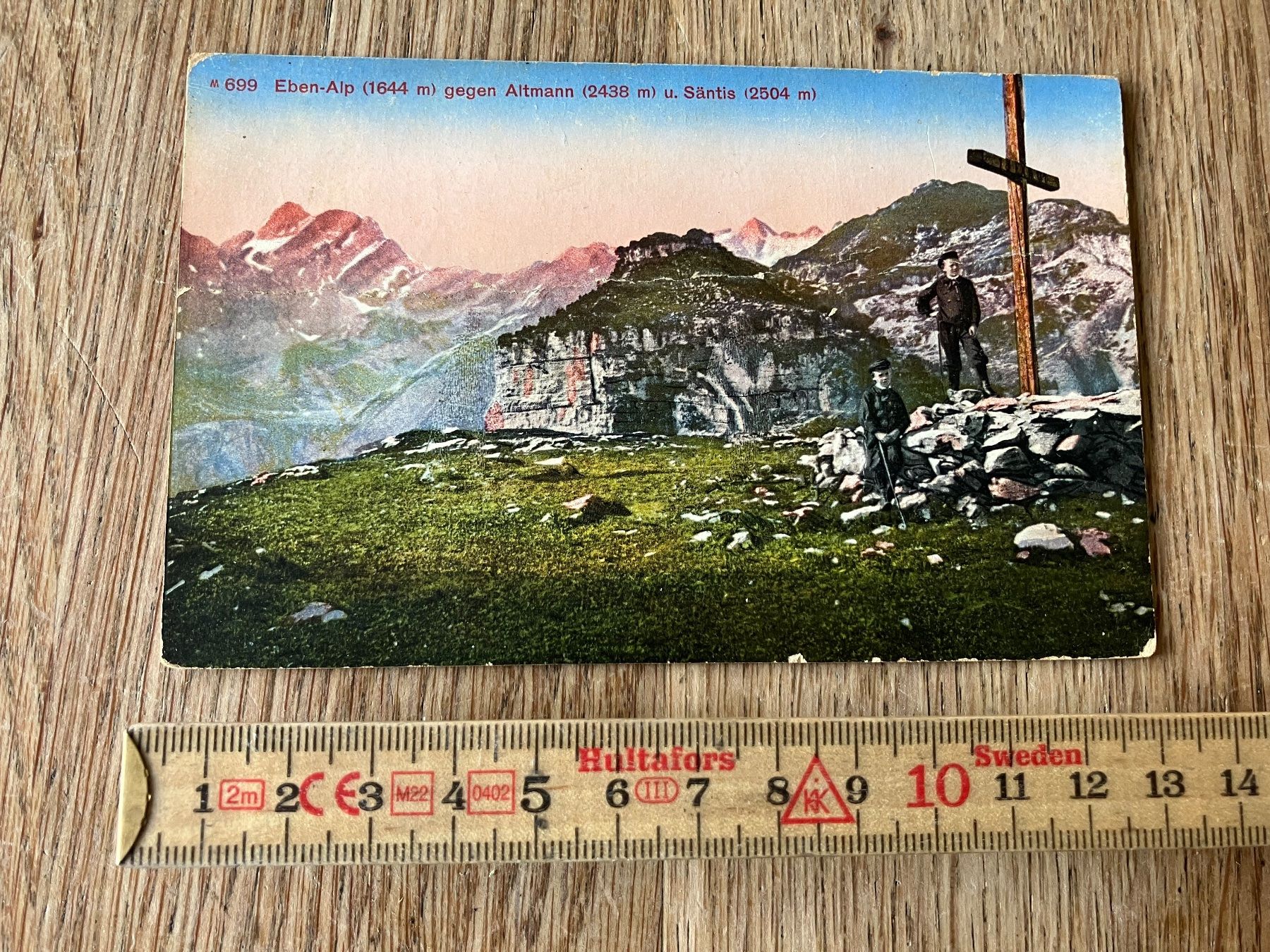 Cartoline postali: Antike Appenzeller Ansichtskarte – Usato da Waldstatt venduto da breitaxt