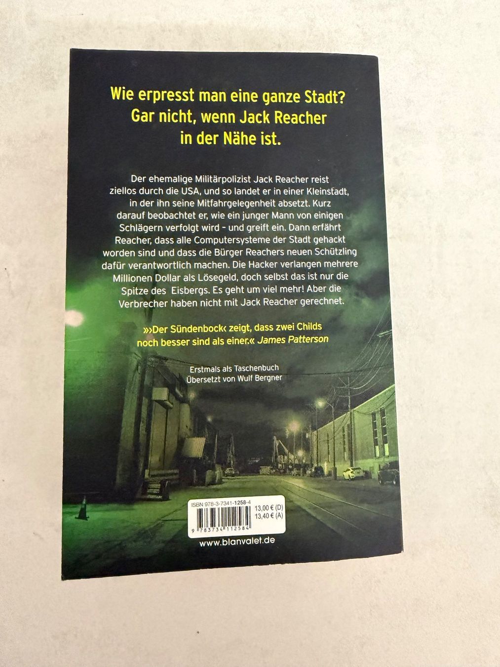 Libri: Lee Child - Der Sündenbock – Usato da Geroldswil venduto da Jeremy11 1