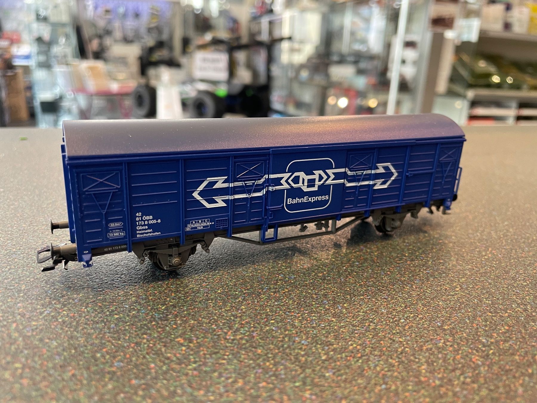 Märklin Modellini di ferrovie: Märklin 4832 Güterwagen Bahnexpress – Nuovo (secondo la descrizione) da Chiasso venduto da Carrara-Modellismo 1