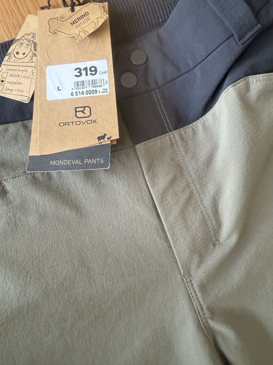 Ortovox Pantaloni: Ortovox Mondeval Pants Gr L Neu – Nuovo e nell'imballaggio originale da Zürich venduto da shq_nm2c 5
