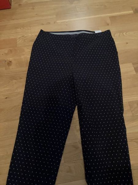 Pantaloni: Hose von Stehmann, Grösse 42, blau-gemustert – Usato da Märwil venduto da Yvonne034