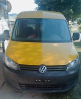 VW Caddy Kombi gelb Zustand gebraucht