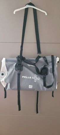 Sac de sport Pelle P étanche gris capacité 40 l/ 60/50/30cm