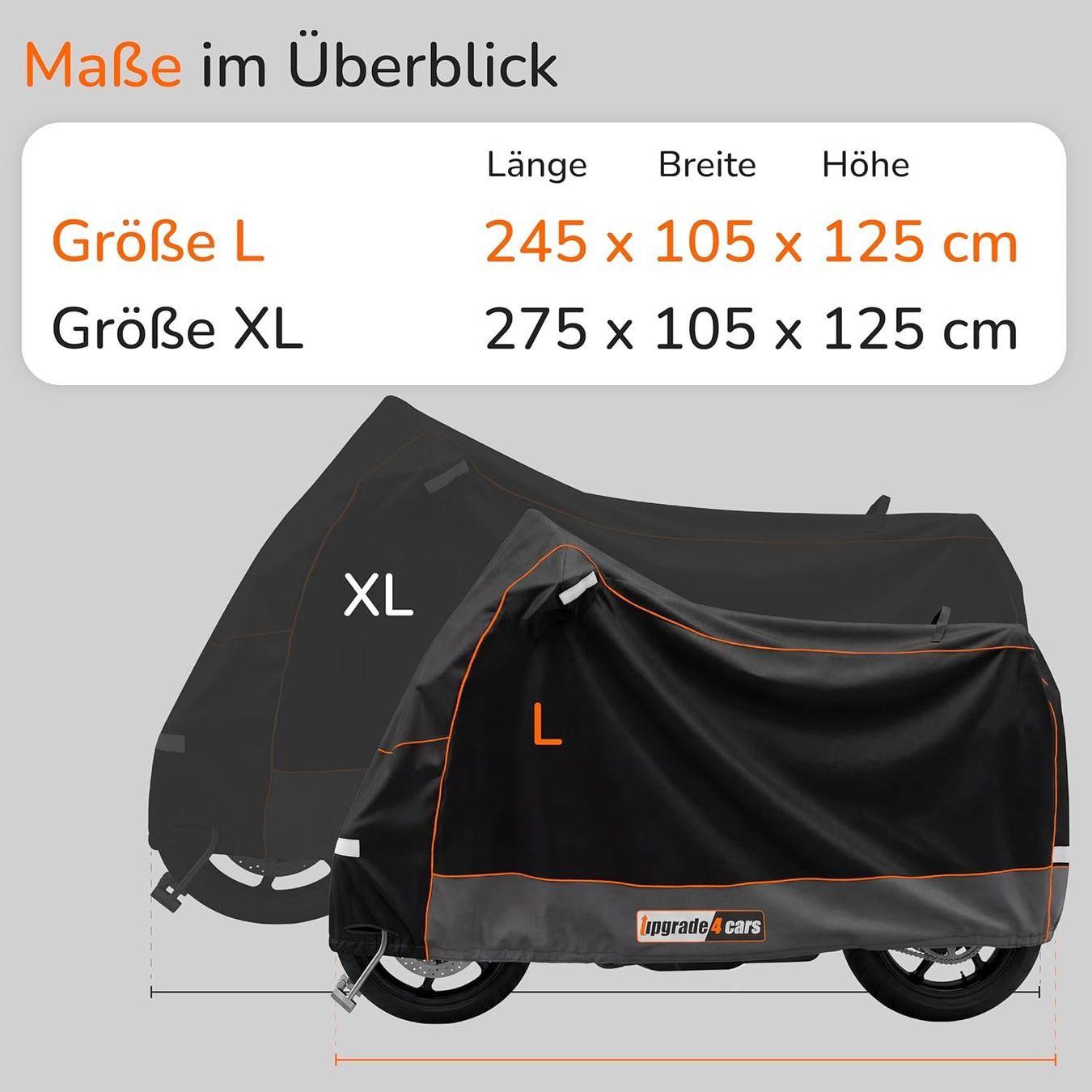 Teloni copertura moto: Motorrad Abdeckplane L wasserdicht abschliessbar 245cm – Nuovo e nell'imballaggio originale da Suhr venduto da SchnapperCH 3