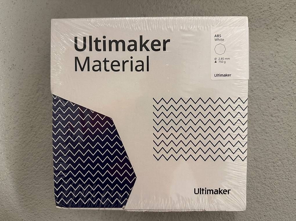 Filamento: Ultimaker - ABS - White - 2.85mm - 750g – Usato da Ruswil venduto da _M4R