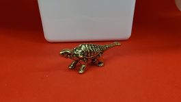 Goldiger Mini Dino Ankylosaurus Figur, Sammlerstück!