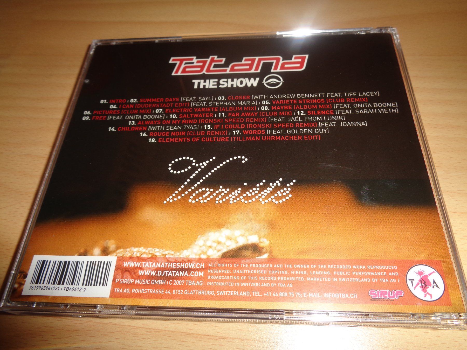 CDs: Tatana - The Show CD – Gebraucht aus Olten von Disc-Ausverkauf 1