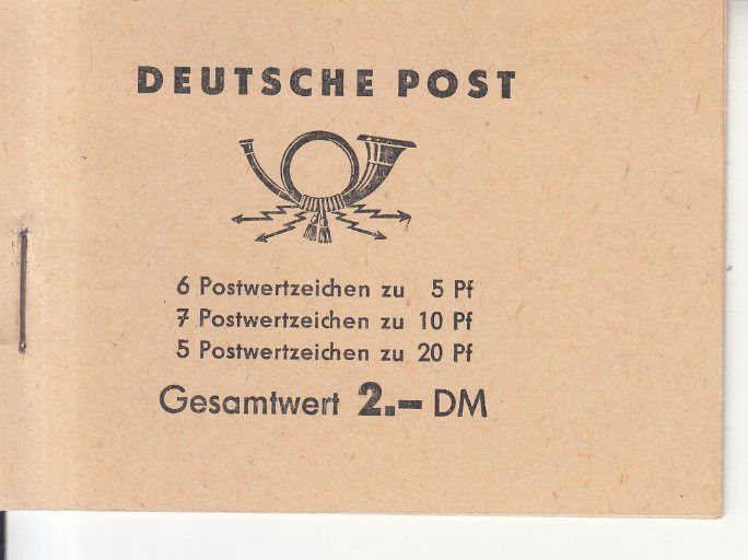 Alle Briefmarken: DDR Markenheft Mi 3a  postfrisch – Gebraucht aus Bürglen TG von StampGraf
