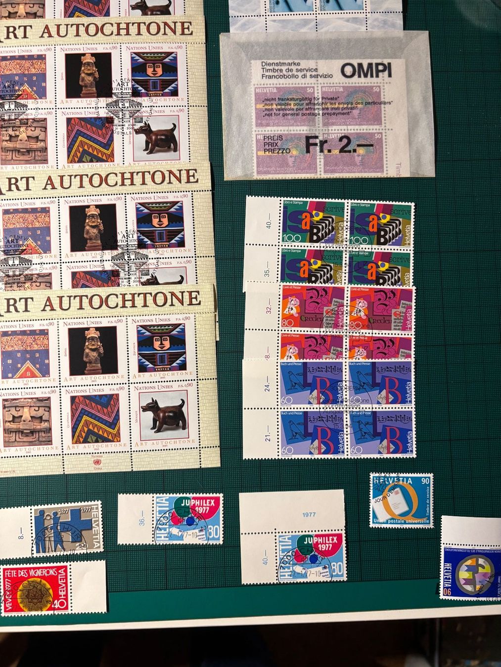 Tutti i francobolli: BM Ämter/ Dienstmarken Gest.und Pofr. – Usato da Utzenstorf venduto da Rose0303 5