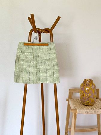 Maje Jupe mintgrün mit Pailletten Gr. 38/M neu