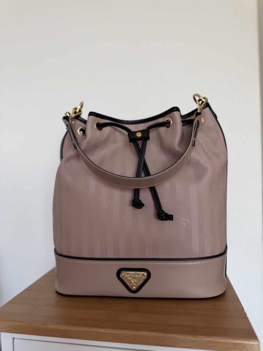 Maison Mollerus Borse da donna: Maison Mollerus Beuteltasche Niesen Rosa – Usato da Emmen venduto da mak31