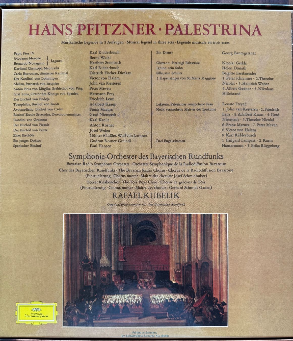 Dischi in vinile: LPs (4) Hans Pfitzner - Palestrina - 1973 – Usato da Dietikon venduto da AMG9999 1
