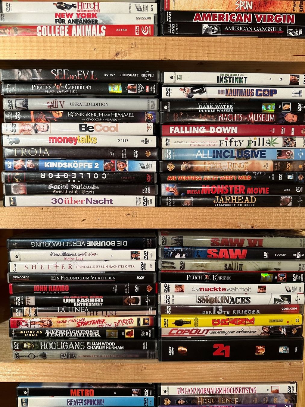 Tutti i DVDs: 170 Filme DVD – Usato da Villmergen venduto da Bezdupe 3