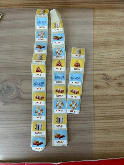 Coop Raccolte di bollini & punti: Coop Splash Sammelkleber 20 Stück – Nuovo (secondo la descrizione) da Kloten venduto da Monkell