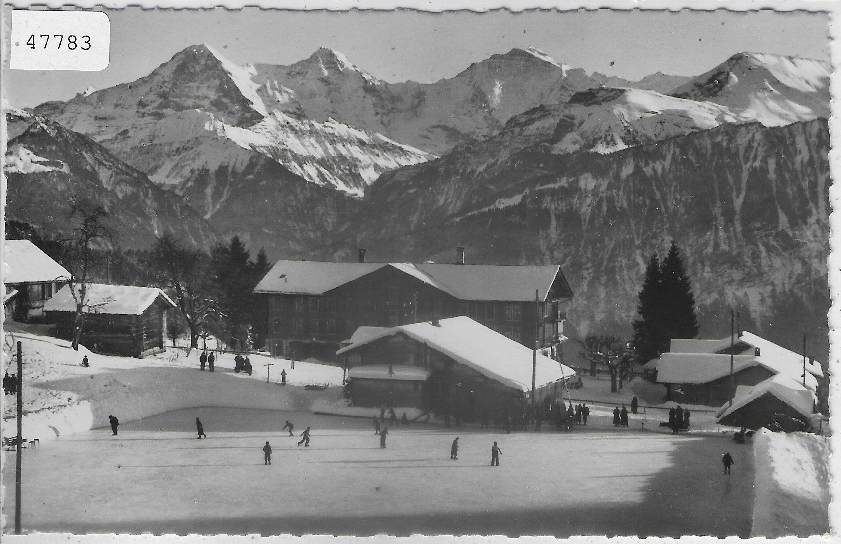 Cartoline postali: Beatenberg - Eisbahn – Usato da Ettingen venduto da Kartenplanet