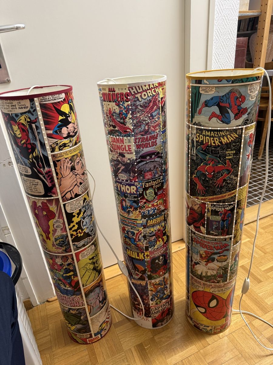 Lampade: 3 lampes BD comics – Usato da Genève venduto da Benito27