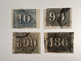 Brasilien 1850, "Ziegenaugen" (olhos-de-cabra) Top Raritäten