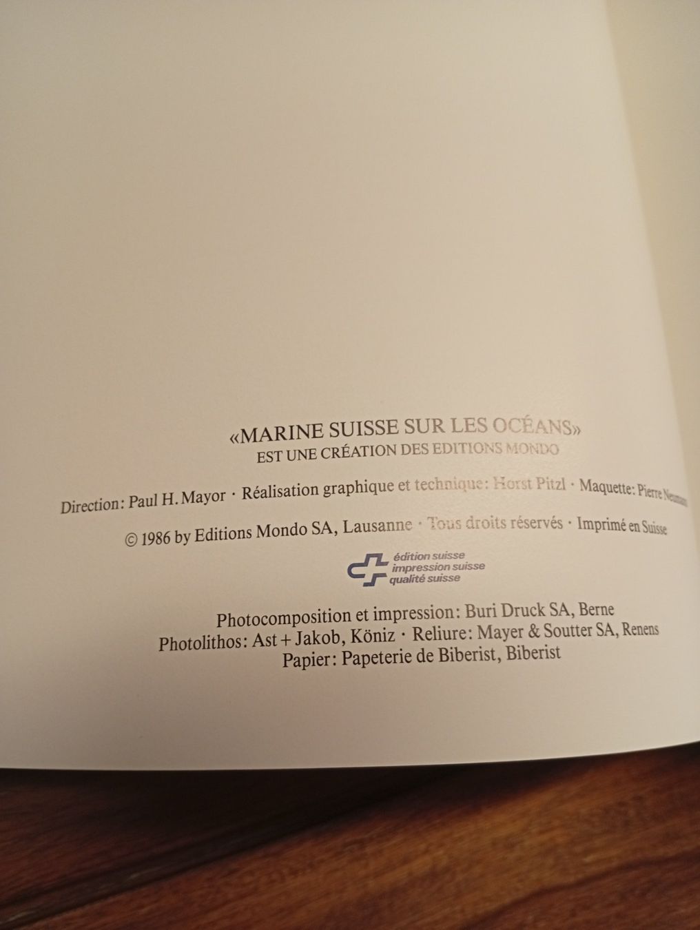 Libri: Marine suisse sur les océans – Usato da Perrefitte venduto da 36B 2