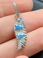 NEU Anhänger Flügel Silber 925